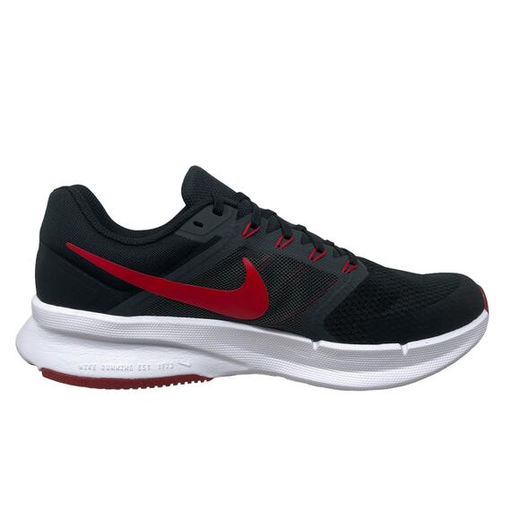 Nike Run Swift 3 Running Shoes Mens Black Red Sz 12 2,2,9,3:S-1466 - Picture 2 of 16